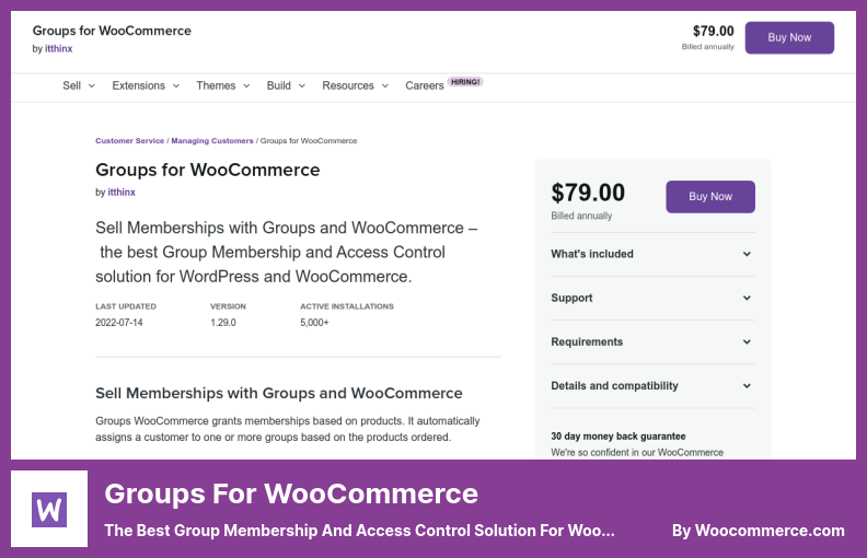 Плагин Groups for WooCommerce — лучшее решение для членства в группах и управления доступом для WooCommerce