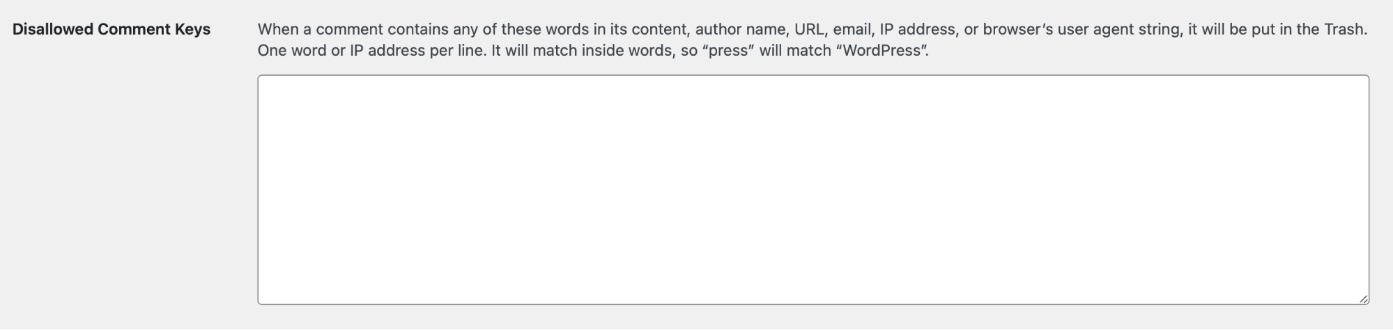 คีย์ความคิดเห็นที่ไม่ได้รับอนุญาตใน WordPress