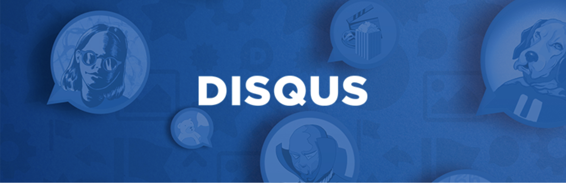 อิมเมจฮีโร่ Disqus สีน้ำเงิน