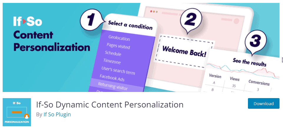 Plugin di personalizzazione del contenuto dinamico If-So