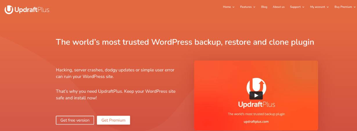 UpdraftPlus - Plugin Cadangan WordPress Terbaik