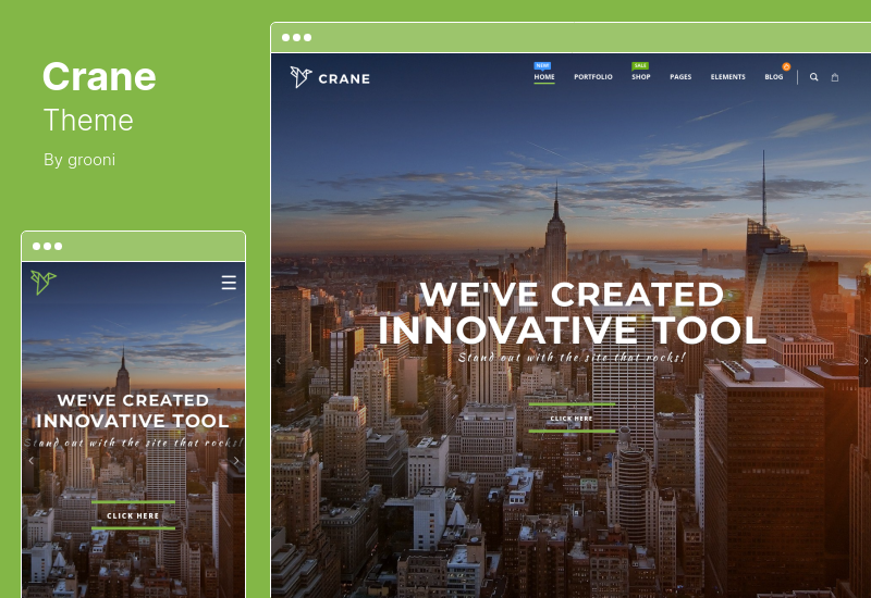 Crane Theme - Responsywny uniwersalny motyw WordPress