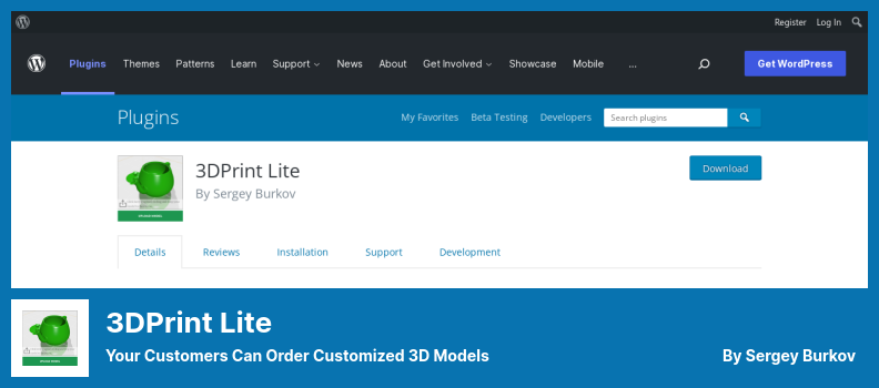 Plugin 3DPrint Lite - Vos clients peuvent commander des modèles 3D personnalisés