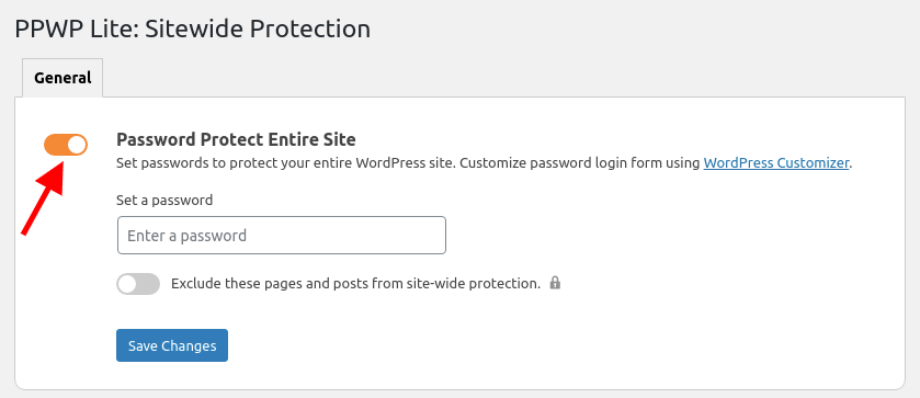 PPWP Pro: защитите весь сайт WordPress с помощью бесплатного плагина PPWP