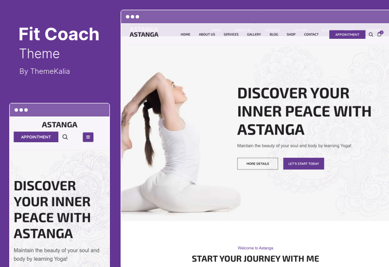 Fit Coach Teması - Sağlık, Yoga ve Yaşam Tarzı WordPress Teması