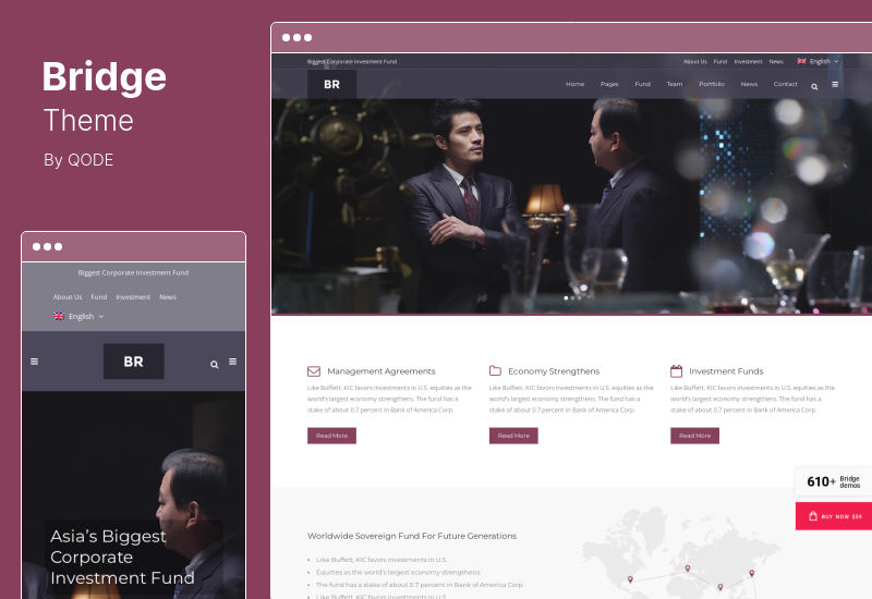 Tema Bridge - Tema WordPress multiuso creativo