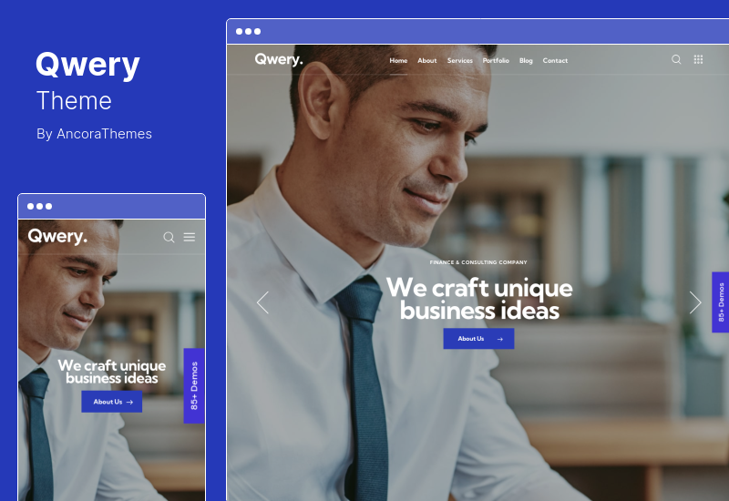 Qwery Theme - Mehrzweck-Business-WordPress-Theme