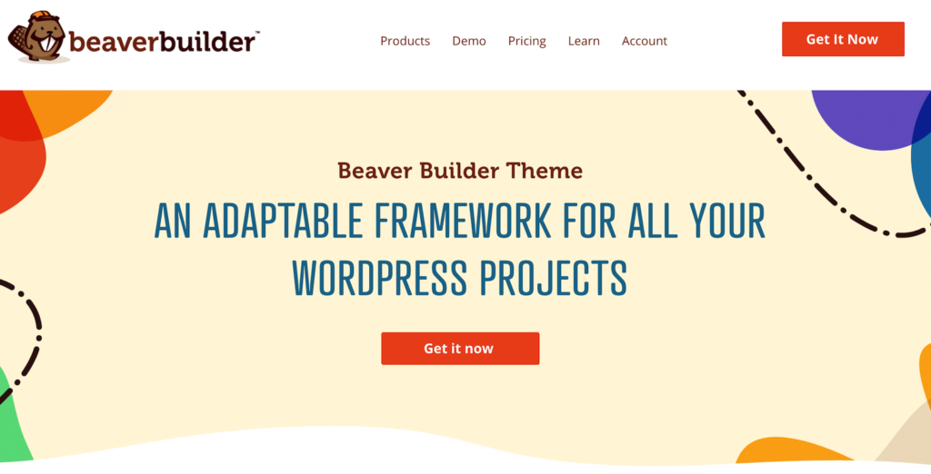 Das Beaver Builder-Theme.