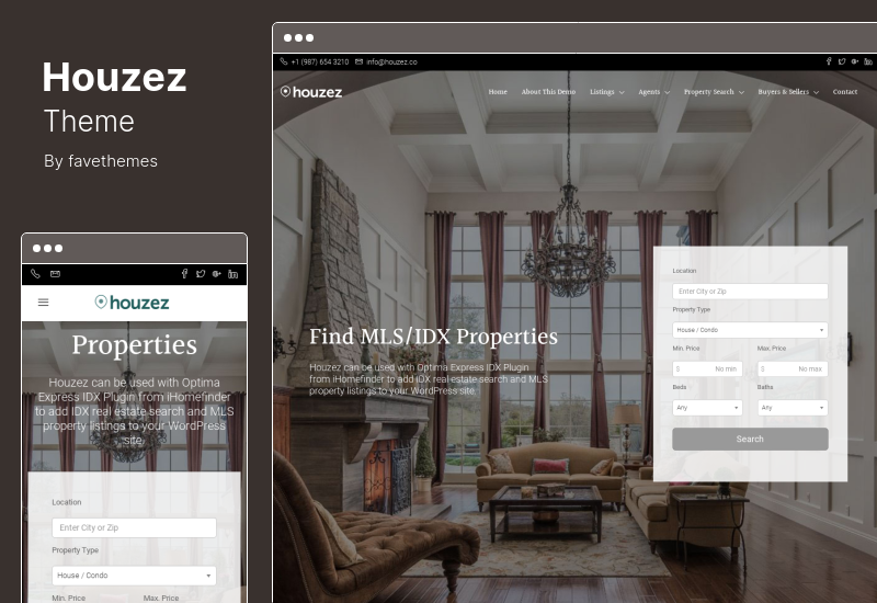 Tema Houzez - Tema WordPress pentru imobiliare