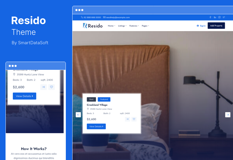 Resido Theme - Tema WordPress pentru imobiliare