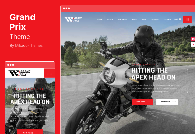 Tema GrandPrix - Tema WordPress per moto