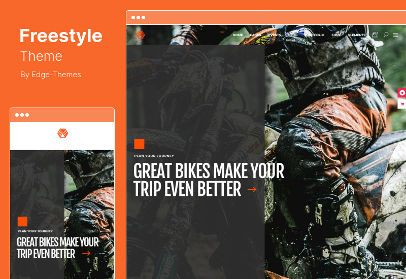 Freestyle-Thema - Extremsport-WordPress-Theme