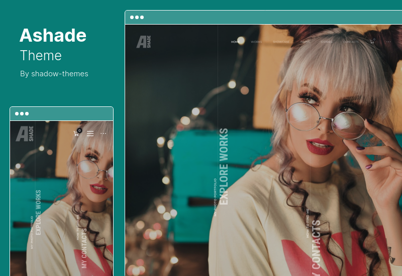 Ashade Theme - ธีมการถ่ายภาพ WordPress