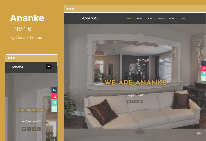 Ananke Theme - One Page Parallax WordPress Theme