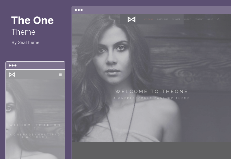 Motyw TheOne - Motyw Parallax Onepage WordPress