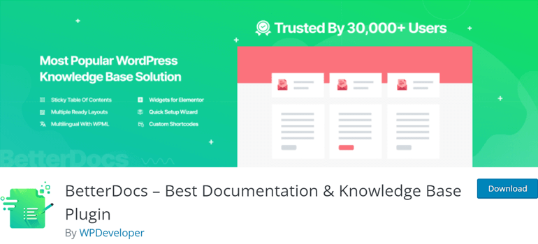 Plugin WordPress BetterDocs