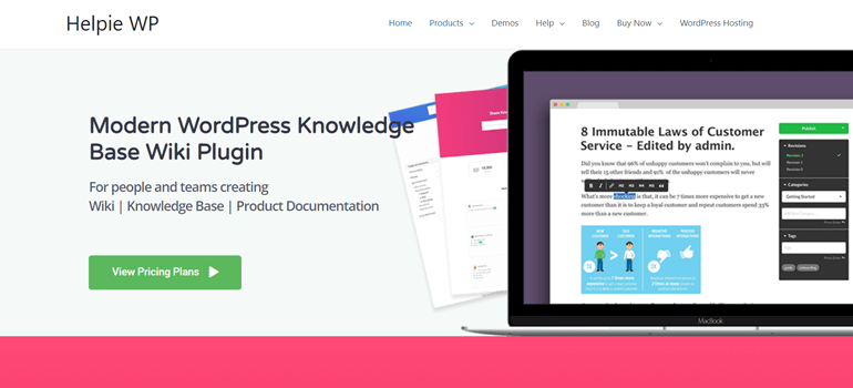 HelpieWP WordPress プラグイン