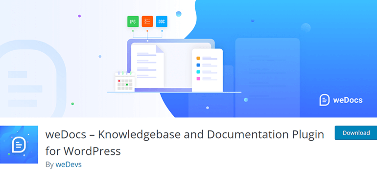 weDocs 워드프레스 플러그인