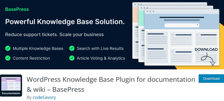 Plugin WordPress BasePress