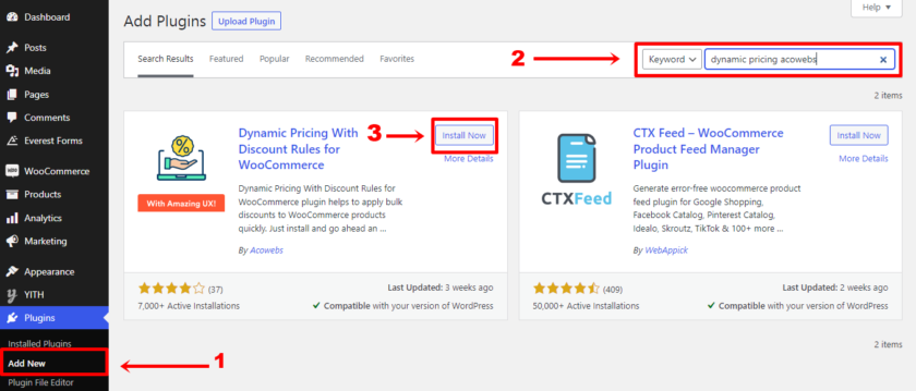 woocommerceでの動的価格設定のセットアップ