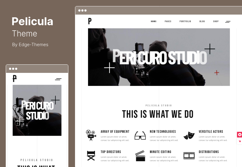 Pelicula-Thema – Videoproduktion und Film-WordPress-Theme