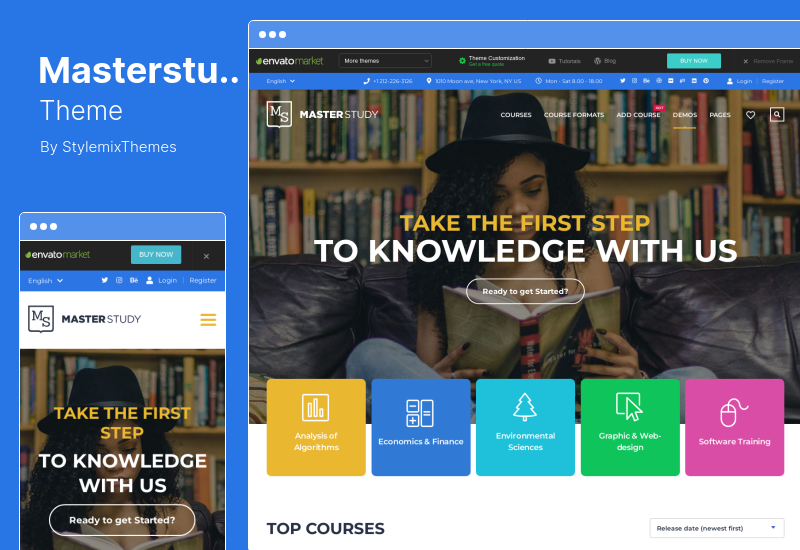 Masterstudy-Theme - Bildung WordPress Theme