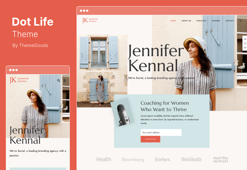 DotLife-Thema - WordPress-Thema für Coach-Online-Kurse