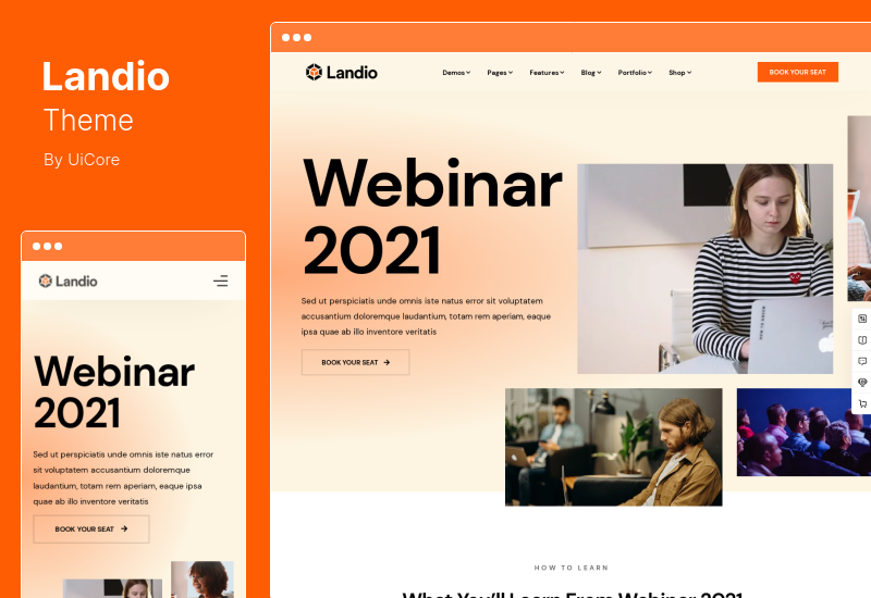 Landio Teması - Çok Amaçlı Açılış Sayfası WordPress Teması