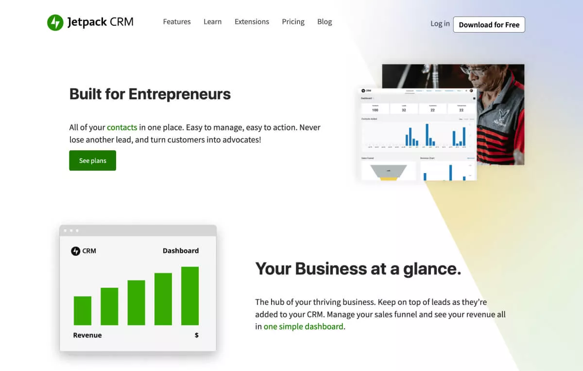 WordPress 用の Jetpack CRM 請求書。