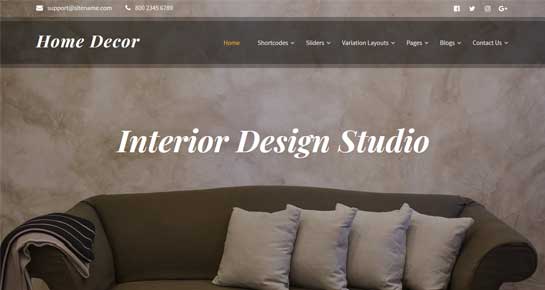 Motyw WordPress Home Decor