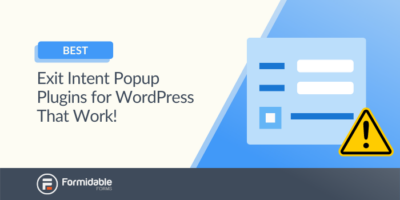 ออกจาก Intent Popup Plugins สำหรับ WordPress