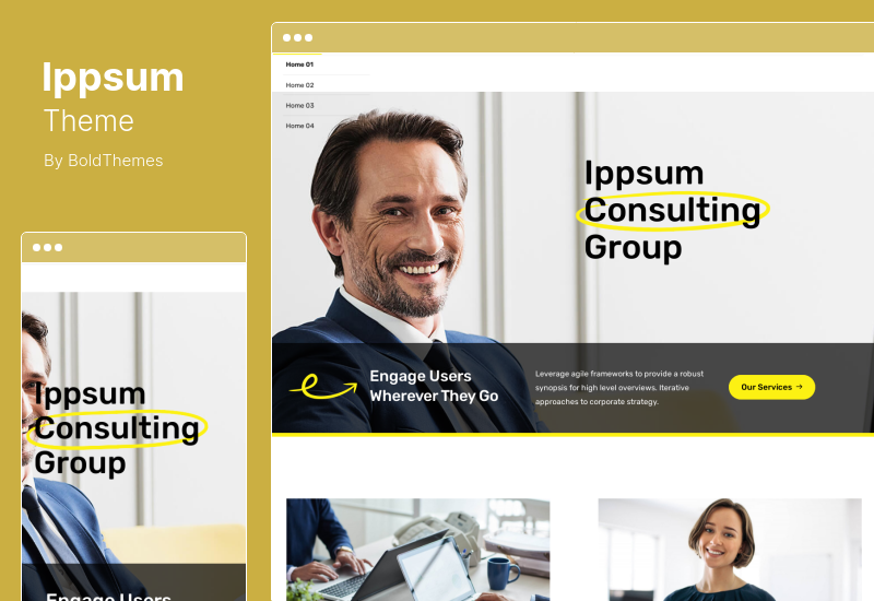 Ippsum 主題 - 商務諮詢 WordPress 主題