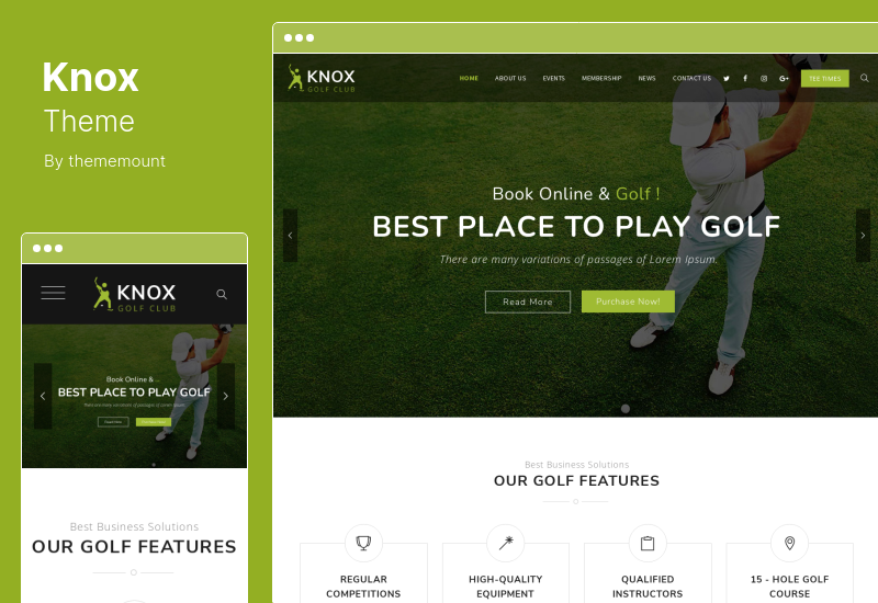 Tema Knox - Tema WordPress moderno multibusiness