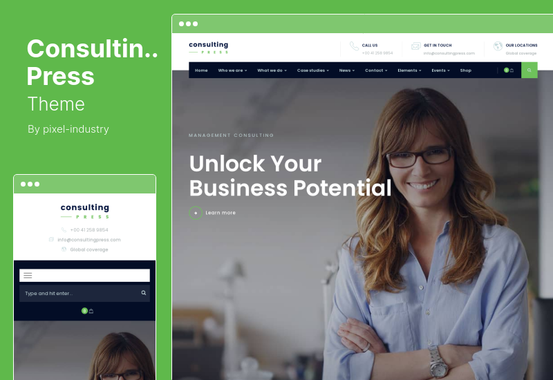 ConsultingPress Theme - Multi Niche Consulting WordPress Teması