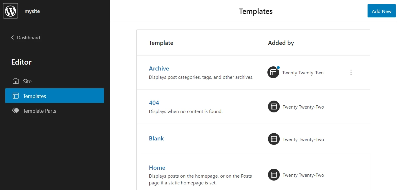 Como criar templates no WordPress.