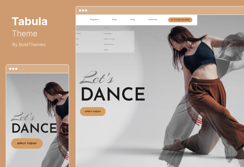 Tabula Theme - Art, Music & Language School WordPress テーマ