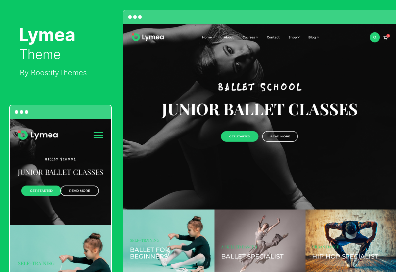 Lymea Theme - Art & Music Sc​​hool WordPress テーマ