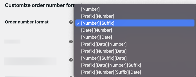 Format du numéro de commande de la version premium du numéro de commande séquentiel