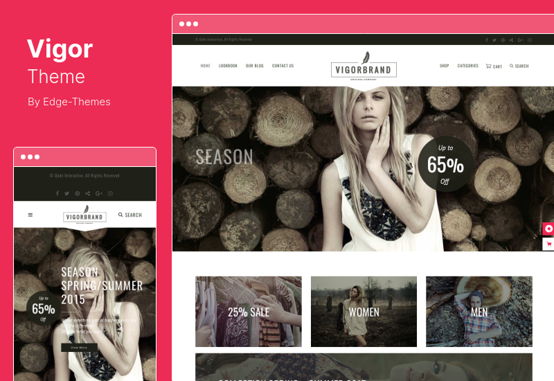 Tema Vigor - Tema WordPress Vintage