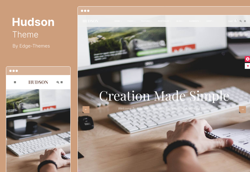 Hudson Theme - 時尚商務 WordPress 主題