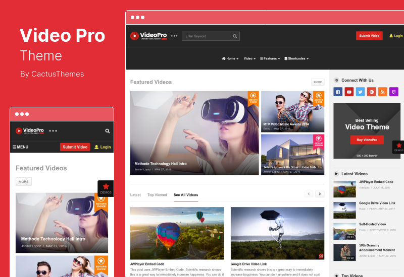 ธีม VideoPro - ธีม WordPress วิดีโอ