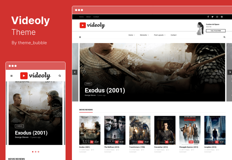 ธีม Videoly - ธีม WordPress วิดีโอ