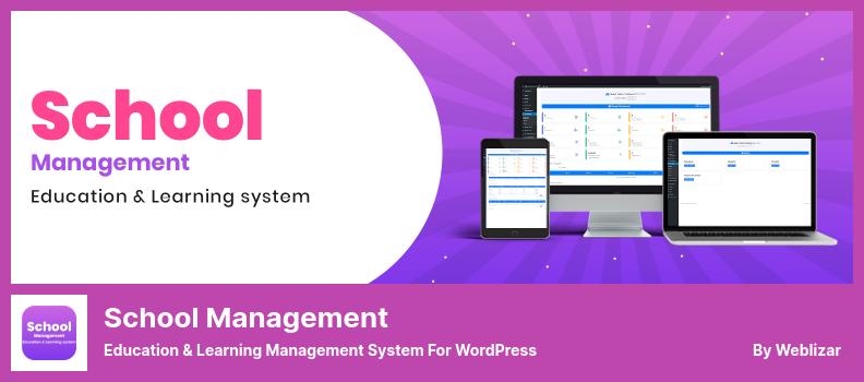 School Management Plugin - Sistem de management al educației și învățării pentru WordPress