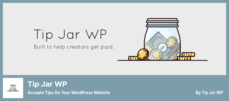 ปลั๊กอิน Tip Jar WP - ยอมรับคำแนะนำบนเว็บไซต์ WordPress ของคุณ