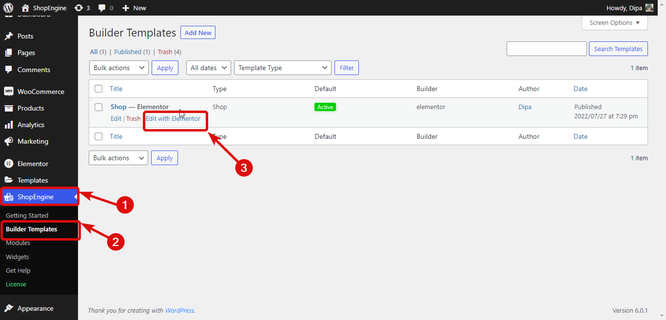 modifica il modello del negozio per aggiungere il cambio di valuta wooCOmmerce