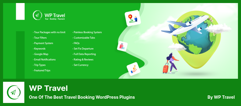 WP Travel Plugin - أحد أفضل ملحقات WordPress لحجز السفر