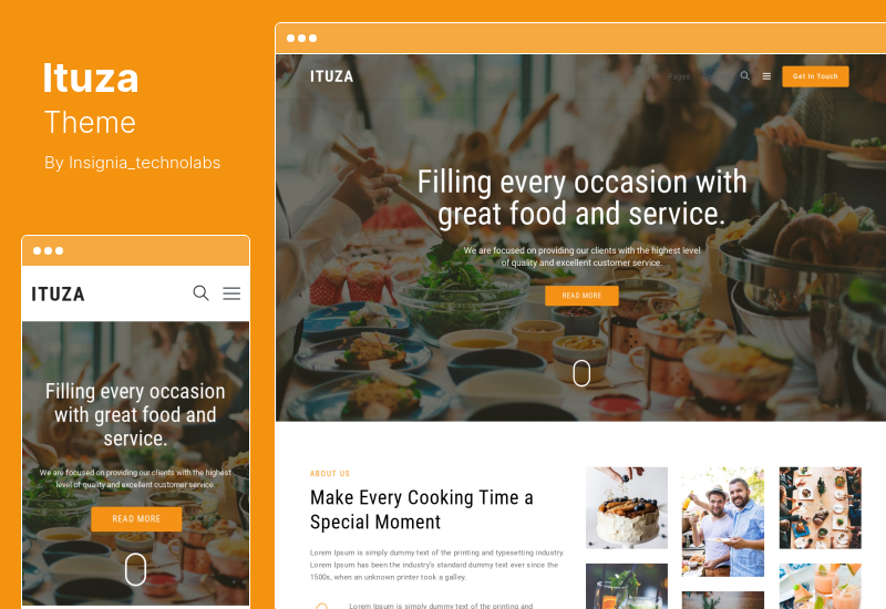 Ituza Theme - Tema de WordPress multiconcepto para empresas de servicios