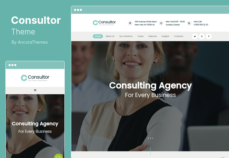 Consultor Theme – Ein Business Financial Advisor WordPress Theme