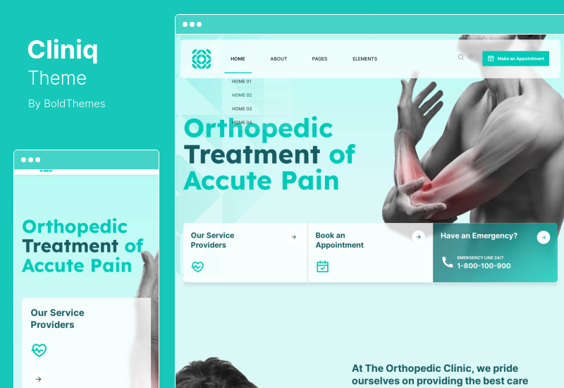 Thème Cliniq - Thème WordPress pour médecin, santé et médecine