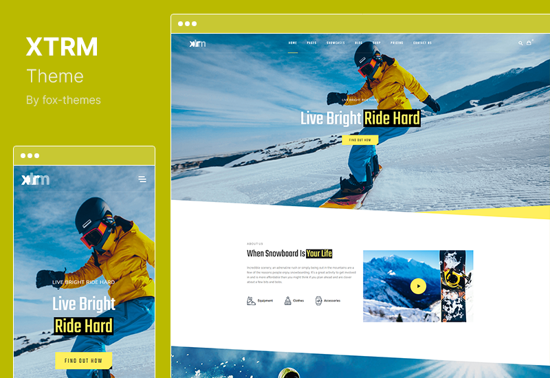 XTRM-Theme – Extremsport-WordPress-Thema